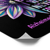 Heimerheimer Awareness Flower Remember Never Forge Poster (Hoek)