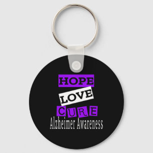 Heimerheimer Awareness Hope Love Cure Sleutelhanger