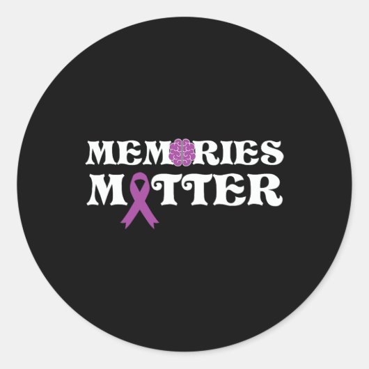 Heimerheimer Awareness Memories-probleem Ronde Sticker (Voorkant)