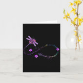 Heimerheimer Awareness Month Dragonfly Remember Wh Kaart (Gele Bloem)