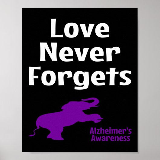 Heimerheimer Bewustzijn Paarse Ondersteuning Liefd Poster (Voorkant)