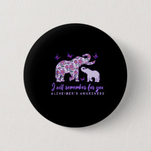 Heimerheimer bewustzijn Schattigee olifant die ik Ronde Button 5,7 Cm