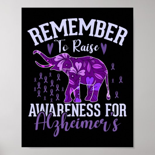 Heimerheimer Brain Injury Design Paarse Heimerheim Poster (Voorkant)