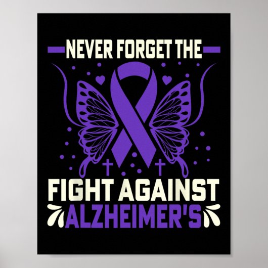 Heimerheimer Brain Injury Design Paarse Heimerheim Poster (Voorkant)