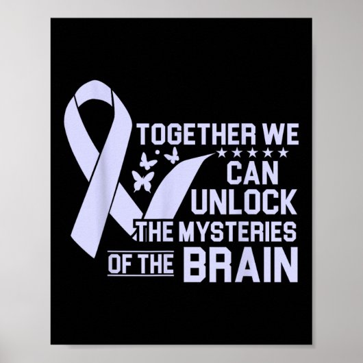 Heimerheimer Brain Injury Design Paarse Heimerheim Poster (Voorkant)