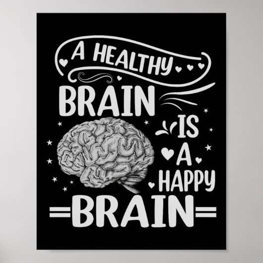 Heimerheimer Brain Injury Design Paarse Heimerheim Poster (Voorkant)