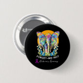 Heimerheimer Elephant Forget-me-not Heimerheimer Ronde Button 5,7 Cm (Voorkant /achterkant)