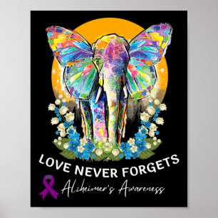 Heimerheimer Elephant Love vergeet Heimerheim nooi Poster