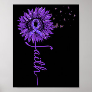 Heimerheimer Faith Zonnebloem Paarse Heimerheimer Poster