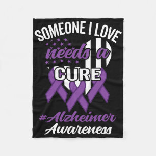Heimerheimer Ribbon Heimerheimer Disease Awareness Fleece Deken