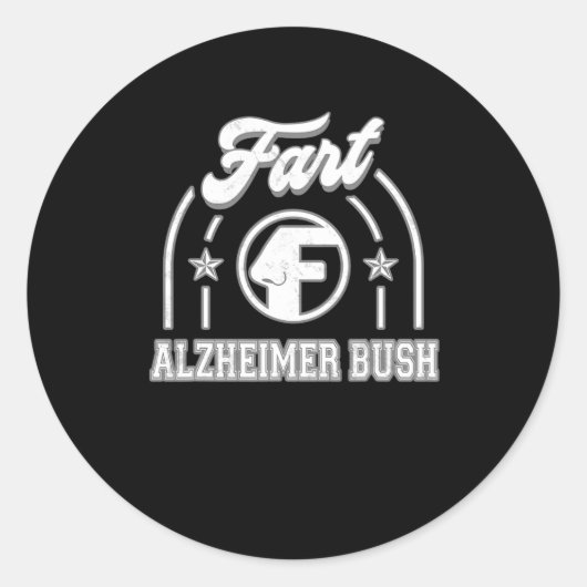 Heimerheimer Struik Fart Funny Ronde Sticker (Voorkant)