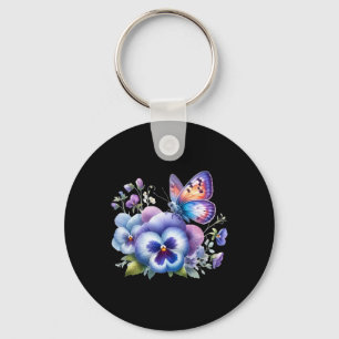 Heimerheimer Viola Floral Pansy Dementi Heimerheim Sleutelhanger