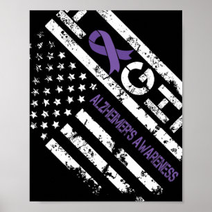 Heimerheimer's Awareness Heimerheimer vlag voor de Poster