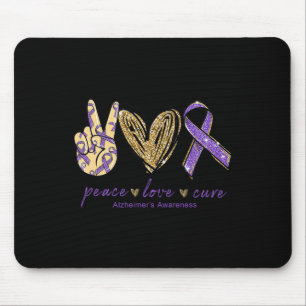 Heimerheimer's Bewustzijn-shirt Peace Love Cure Wo Muismat