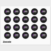 Heimerheimer's bewustzijnsshirt - Heimer Held Heim Ronde Sticker (Vel)