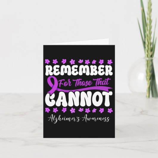 Heimerheimer's Dementia Awareness Support Onthoud Kaart (Voorkant)