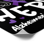 Heimerheimer's Dementia Awareness Support voor mij Poster (Hoek)