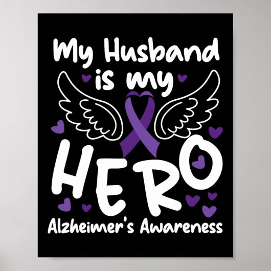 Heimerheimer's Dementia Awareness Support voor mij Poster (Voorkant)