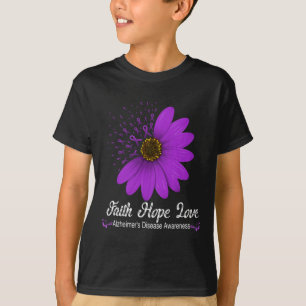 Heimerheimer's Disease Awareness Faith Hope Love P T-shirt