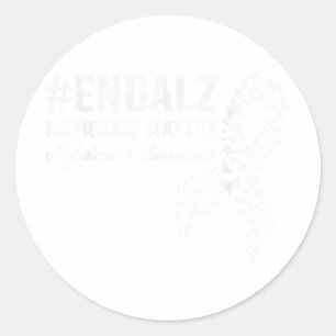 Heimers Bewustzijn Einde Herinneringen Dementie _1 Ronde Sticker