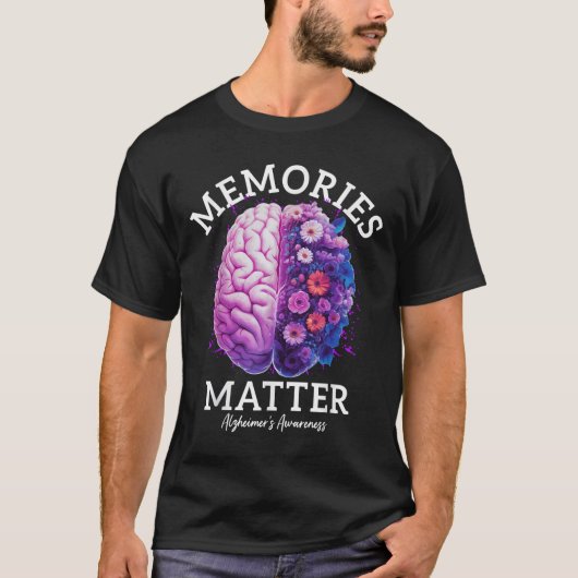 Heimers Bewustzijnsherinneringen Hersenbloemen T-shirt (Voorkant)