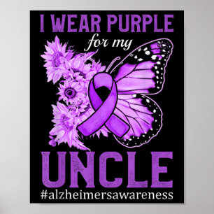 Heimers Shirt I Draag Paarse voor Uncle Heimers Su Poster
