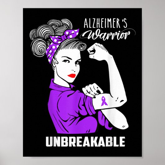 Heimers Warrior Onbreekbaar Shirt Heimers Awarenes Poster (Voorkant)