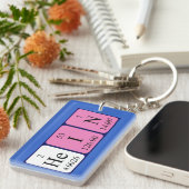 Hein periodieke lijst - naam het sleutelwoord sleutelhanger (Voorkant Rechts)