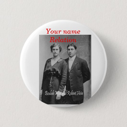 Hein Reunion Ronde Button 5,7 Cm (Voorkant)