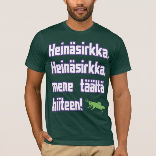 Heinasirkka - Dark T-shirt (Voorkant)