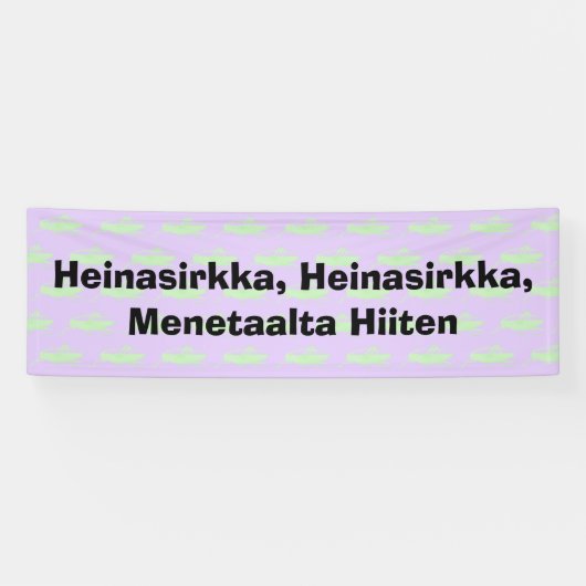 Heinasirkka, Heinasirkka, Menetaalta Hiiten Banner (Horizontaal)