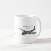 Heinkel He 177 German WW2 Bomber Airplane Koffiemok (Voorkant rechts)