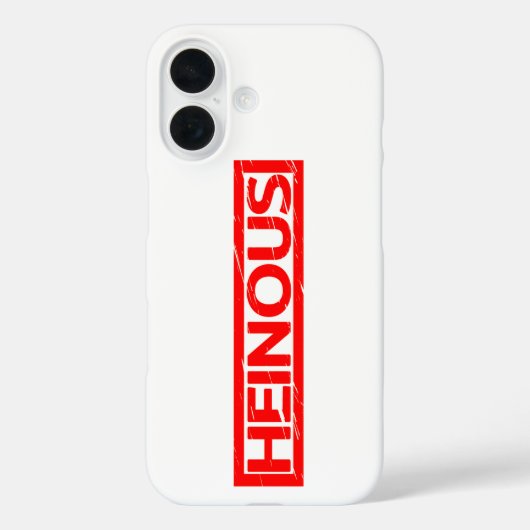 Heinous Stamp Case-Mate iPhone Case (Achterkant)