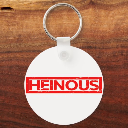 Heinous Stamp Sleutelhanger (Achterkant)