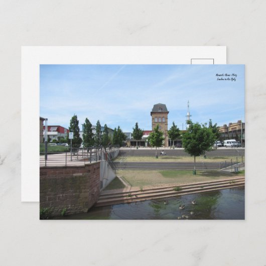 Heinrich-Heine-Platz Briefkaart (Voorkant / Achterkant)