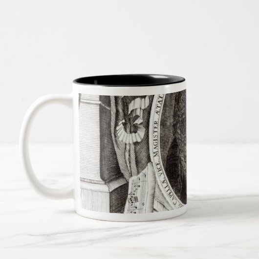 Heinrich Ignaz Franz von Biber Tweekleurige Koffiemok (Links)