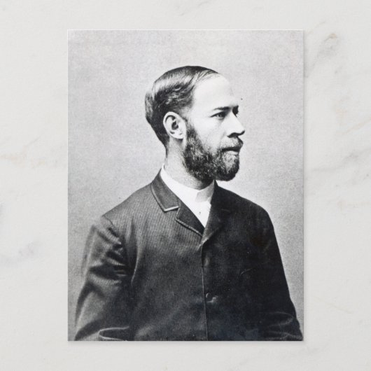 Heinrich Rudolph Hertz Briefkaart (Voorkant)