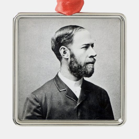 Heinrich Rudolph Hertz Metalen Ornament (Voorkant)