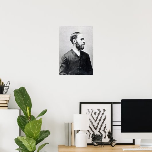 Heinrich Rudolph Hertz Poster (Thuiskantoor)