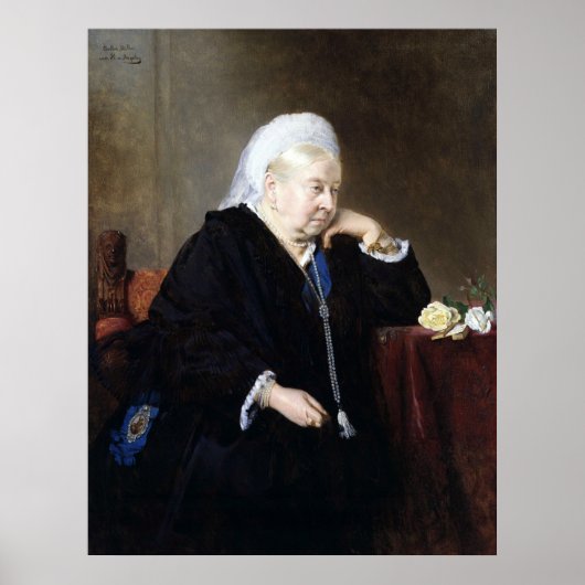 Heinrich von Angeli Queen Victoria Poster (Voorkant)