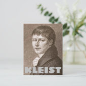 Heinrich von Kleist Briefkaart (Staand voorkant)