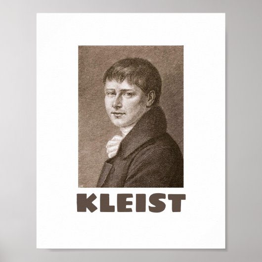 Heinrich von Kleist Poster (Voorkant)