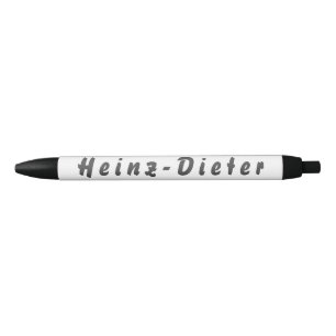 Heinz-Dieter Kugelschreiber Zwarte Inkt Pen