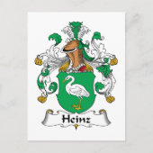 Heinz Family Crest Briefkaart (Voorkant)