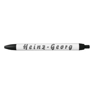 Heinz-Georg Kugelschreiber Zwarte Inkt Pen