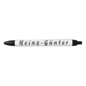 Heinz-Günter Kugelschreiber Zwarte Inkt Pen (Voorkant)