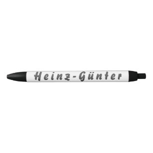Heinz-Günter Kugelschreiber Zwarte Inkt Pen