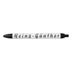 Heinz-Günther Kugelschreiber Zwarte Inkt Pen