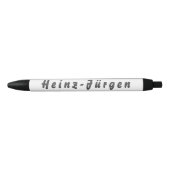 Heinz-Jürgen Kugelschreiber Zwarte Inkt Pen (Voorkant)