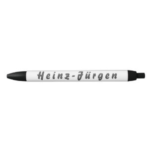 Heinz-Jürgen Kugelschreiber Zwarte Inkt Pen